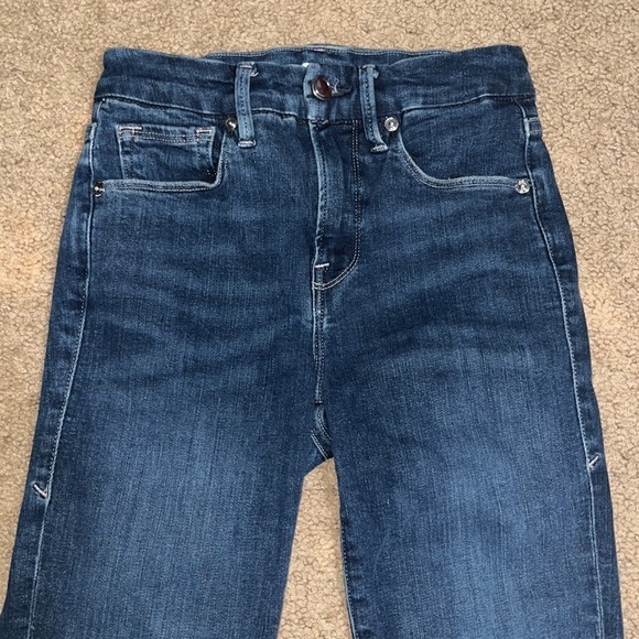 Good American Good Legs Crop High Waist Skinny Jeans Blue260 0 / 25 - Picture 4 of 8